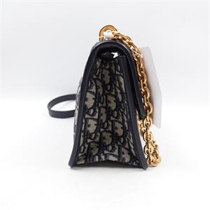 Pre-owned Christian Dior Montaigne Monogram Canvas Shoulder Bag