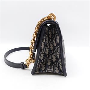 Pre-owned Christian Dior Montaigne Monogram Canvas Shoulder Bag