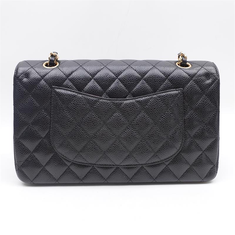 Chanel CF Medium Black Caviar Shoulder Bag