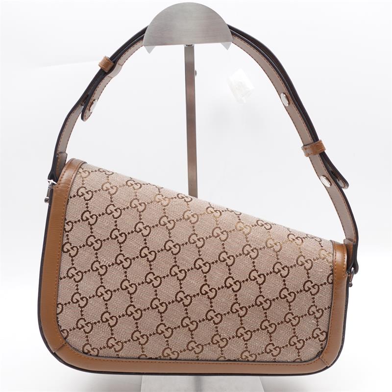 Pre-owned GUCCI 1955 Brown Canvas Shoulder Bag
