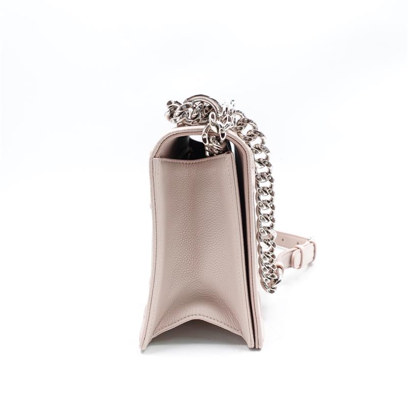 Pre-owned Dio Rama Pink Calfskin Shoulder Bag