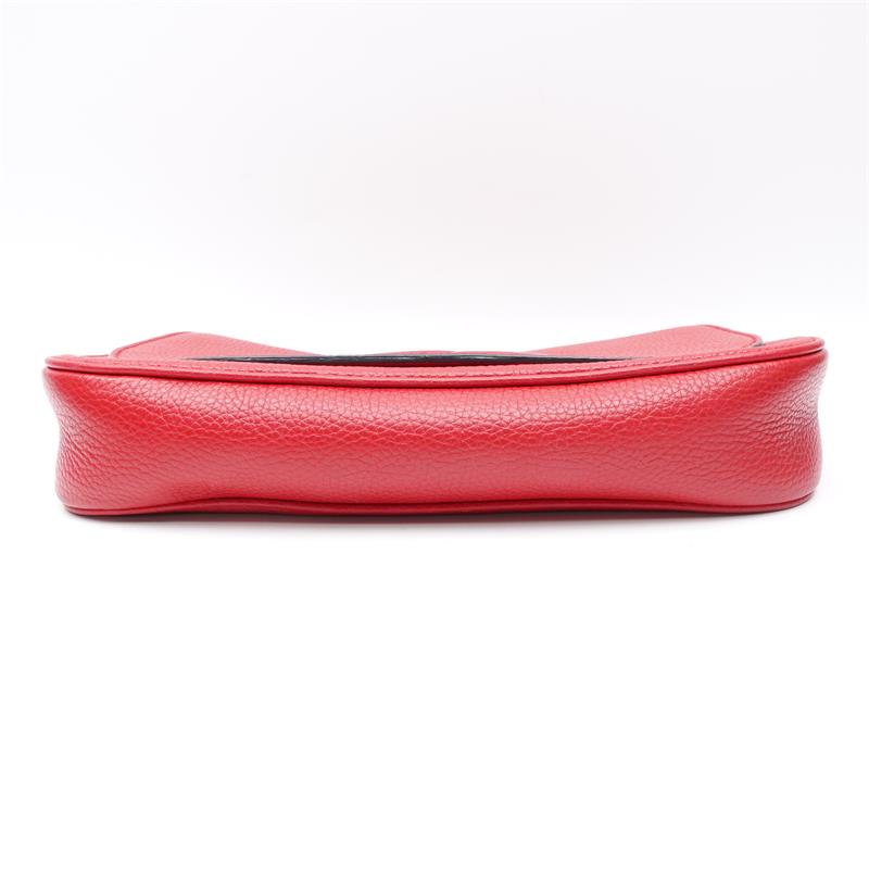Pre-owned Gucci Soho Red Calfskin Shoulder Bag