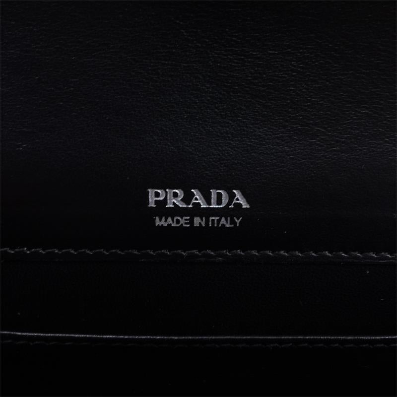 Pre-owned Prada Black Saffiano Shoulder Bag