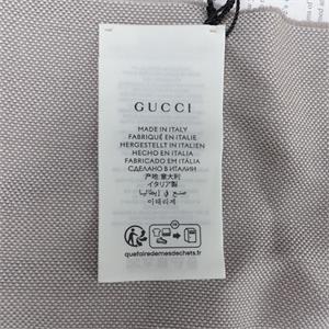 Pre-Owned Gucci Gray Square Wool Scarf