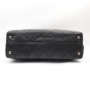 Pre-owned Chanel Black Calfskin Shoulder Bag