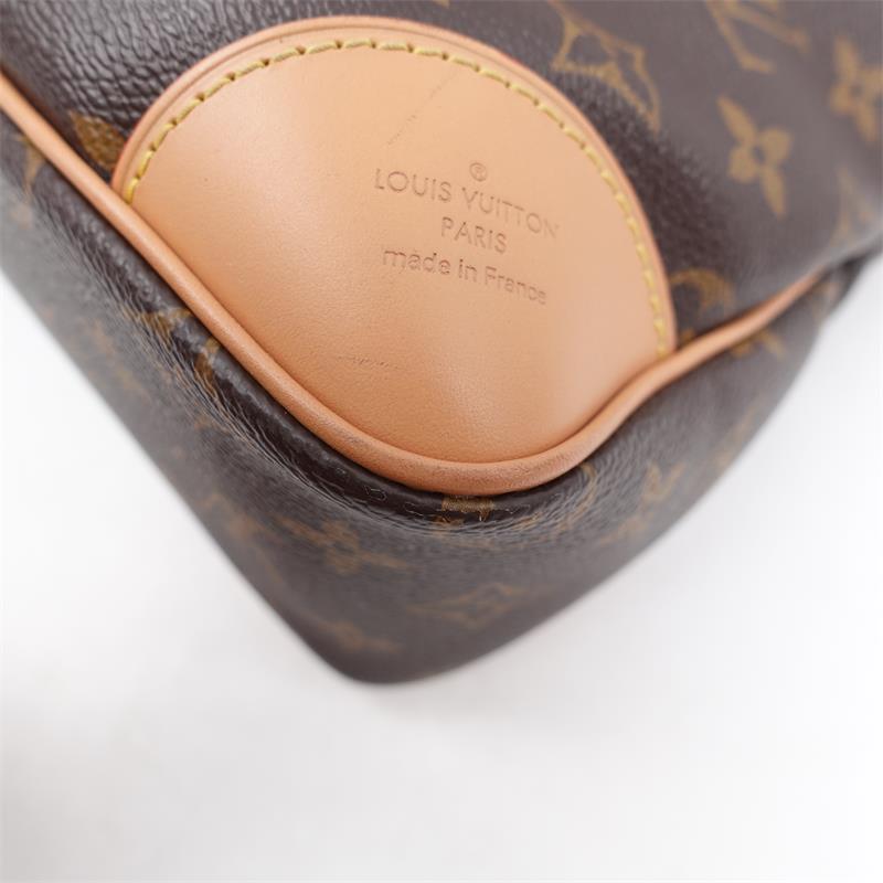 Pre-Owned Louis Vuitton Odeon Mm Monogram Canvas Satchel