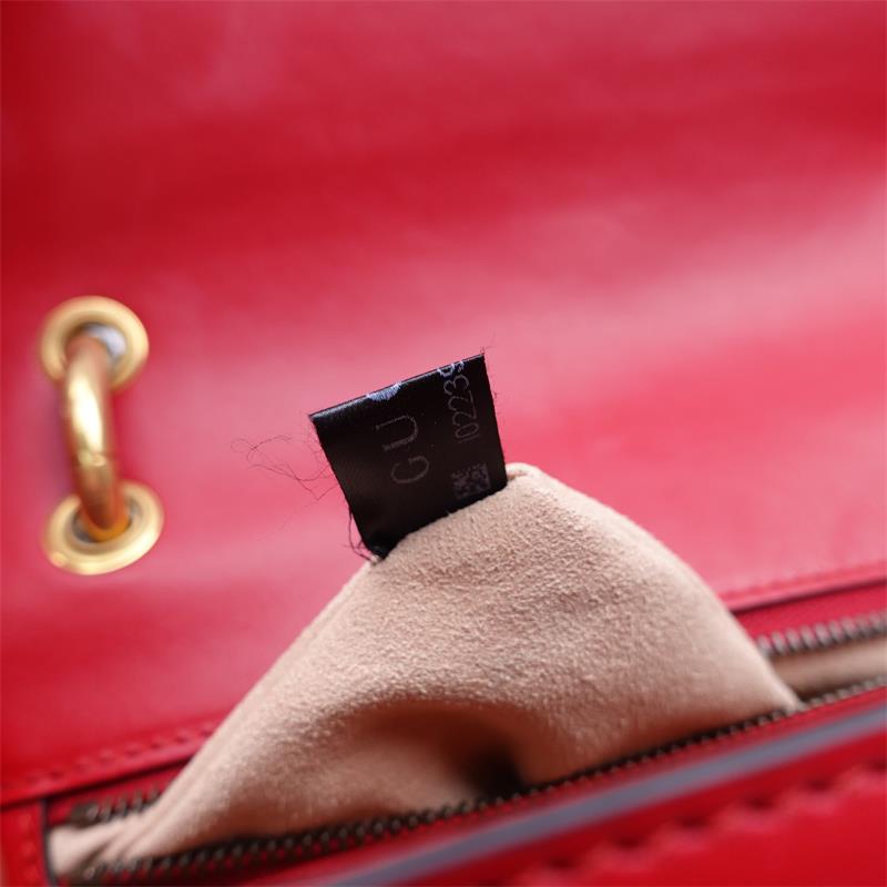 Pre-owned Gucci Queen Margaret Calfskin Shoulder Bag