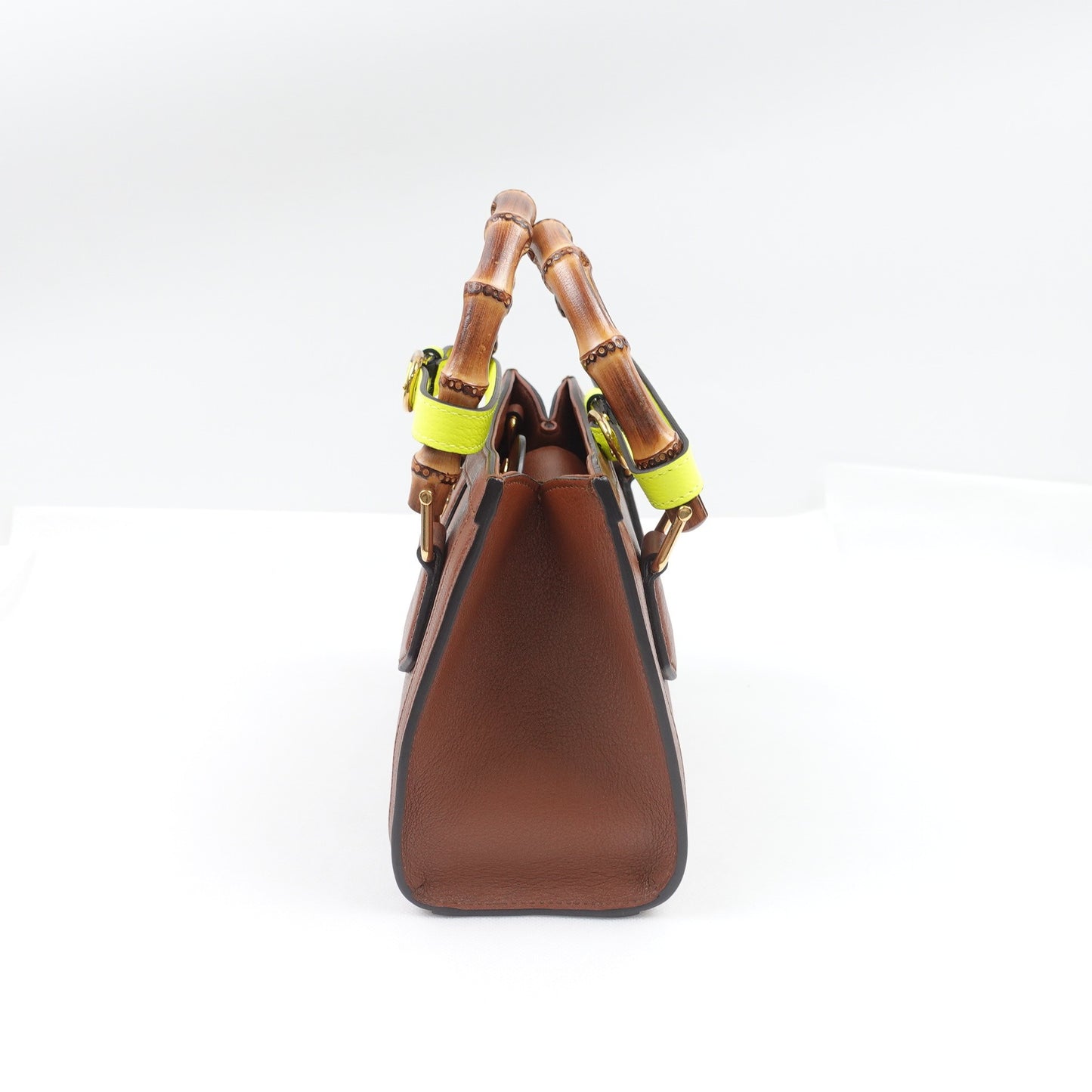Pre-owned Gucci Diana Brown Calfskin Shoulder Bag