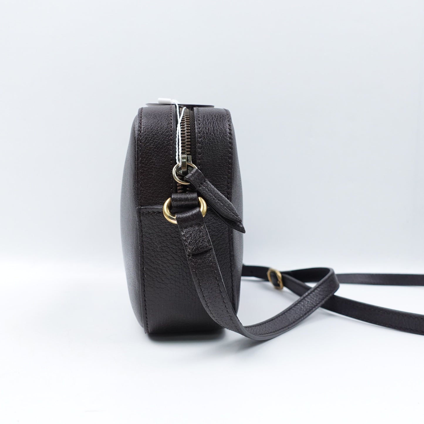 Pre-owned Gucci Ophidia Black Calfskin Shoulder Bag