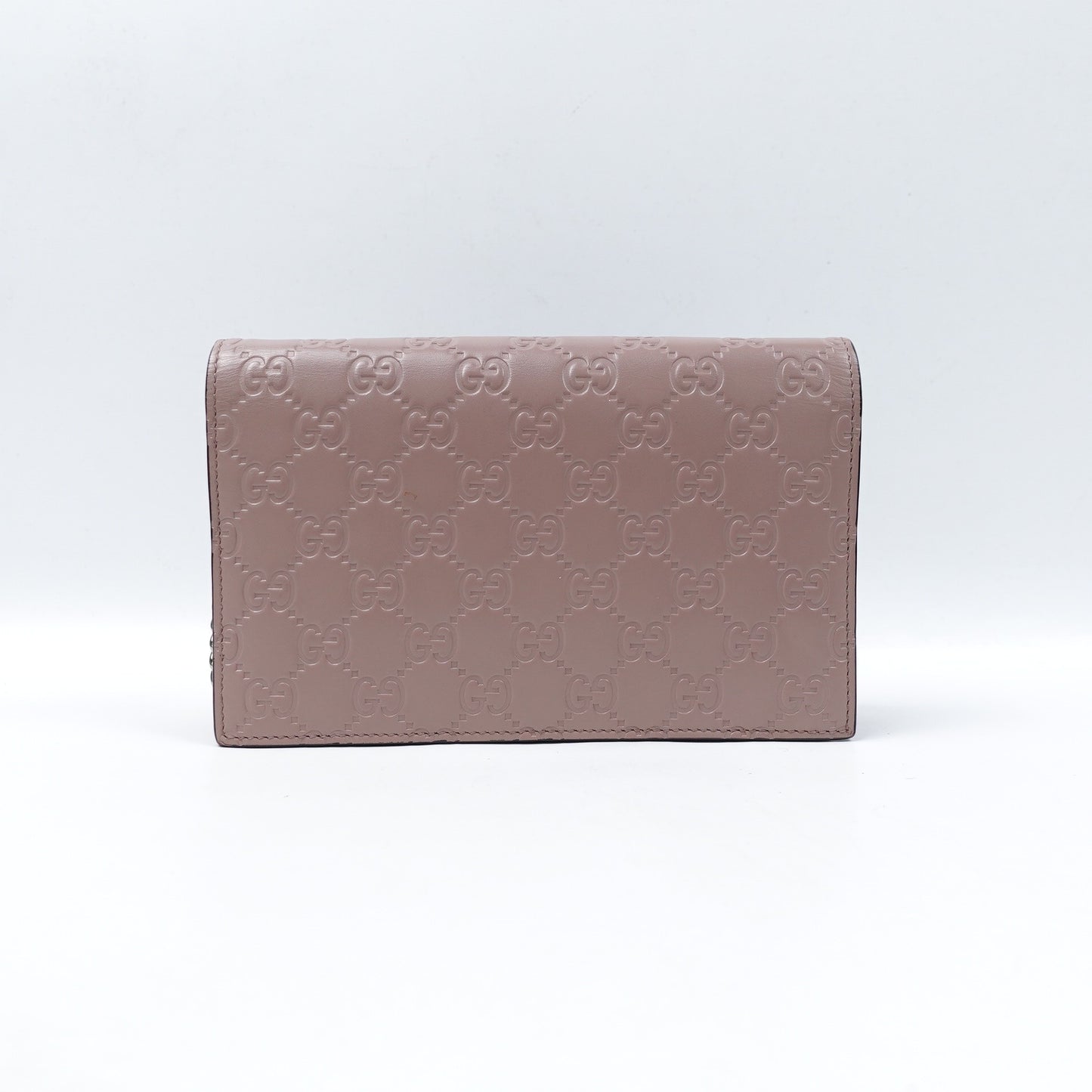 Pre-owned Gucci Pink Calfskin WOC