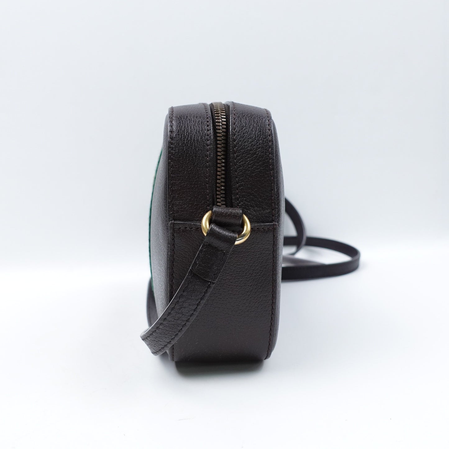 Pre-owned Gucci Ophidia Black Calfskin Shoulder Bag