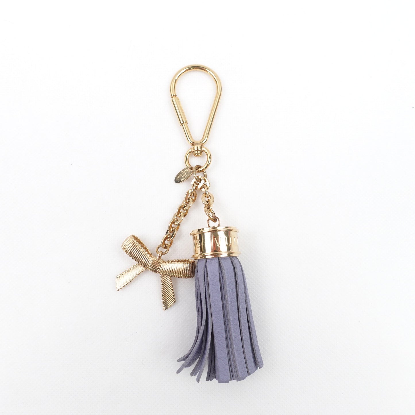 Pre-owned Louis Vuitton Blue Leather Bag Charm