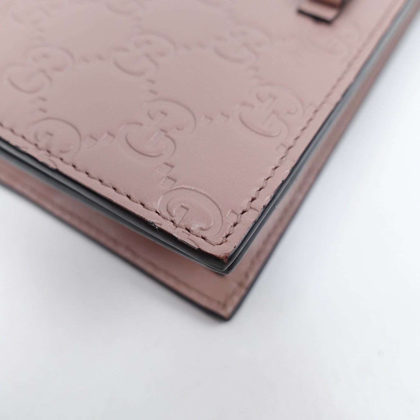 Pre-owned Gucci Pink Calfskin WOC