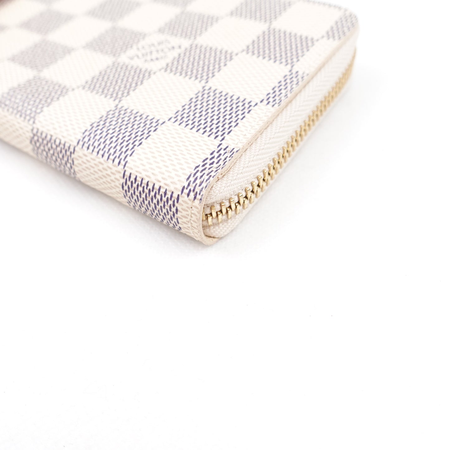 Pre-Owned Louis Vuitton Clemence Azur Ebene Coated Canvas Wallet