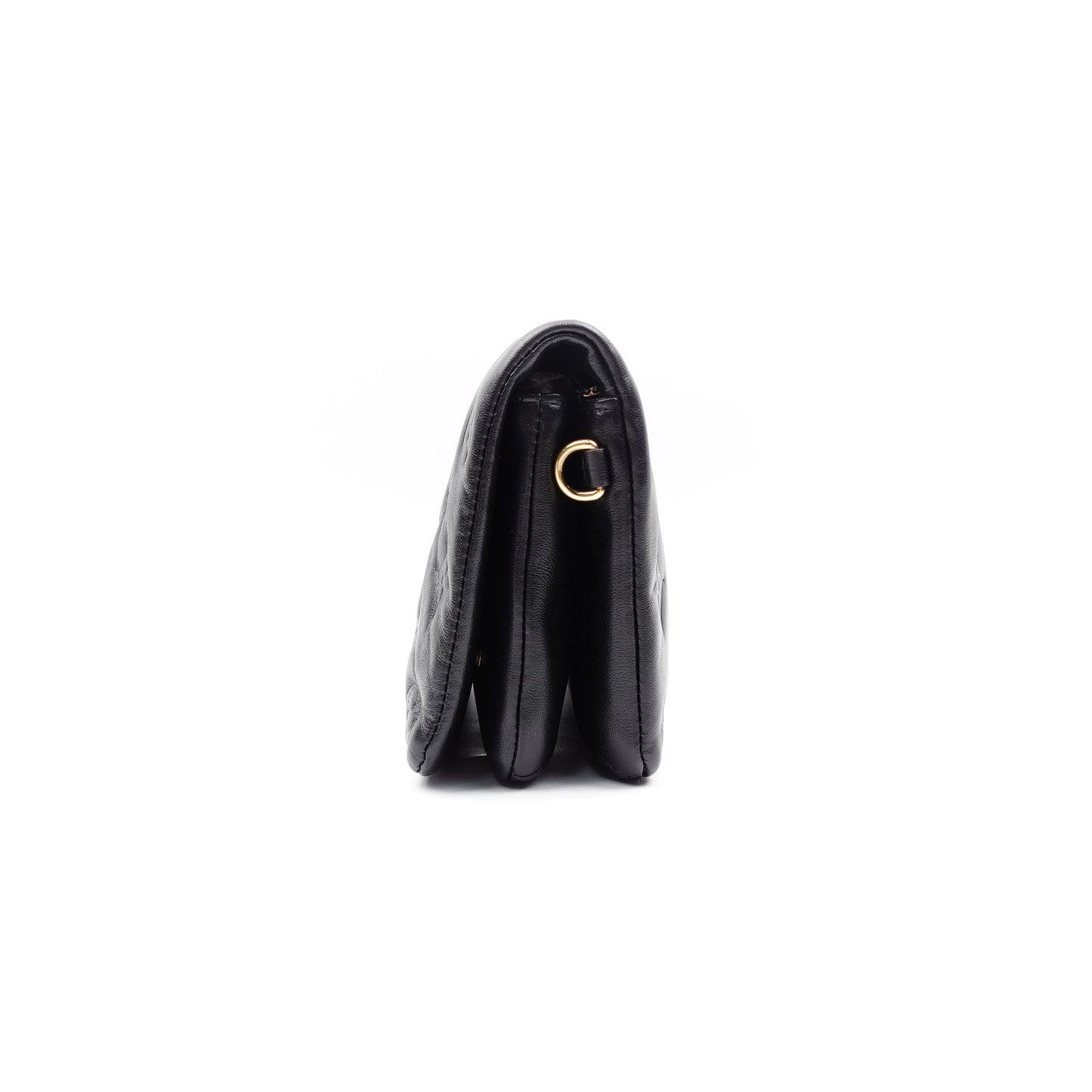 Pre-owned Louis Vuiton Pochette Coussin PM Black Lambskin Shoulder Bag