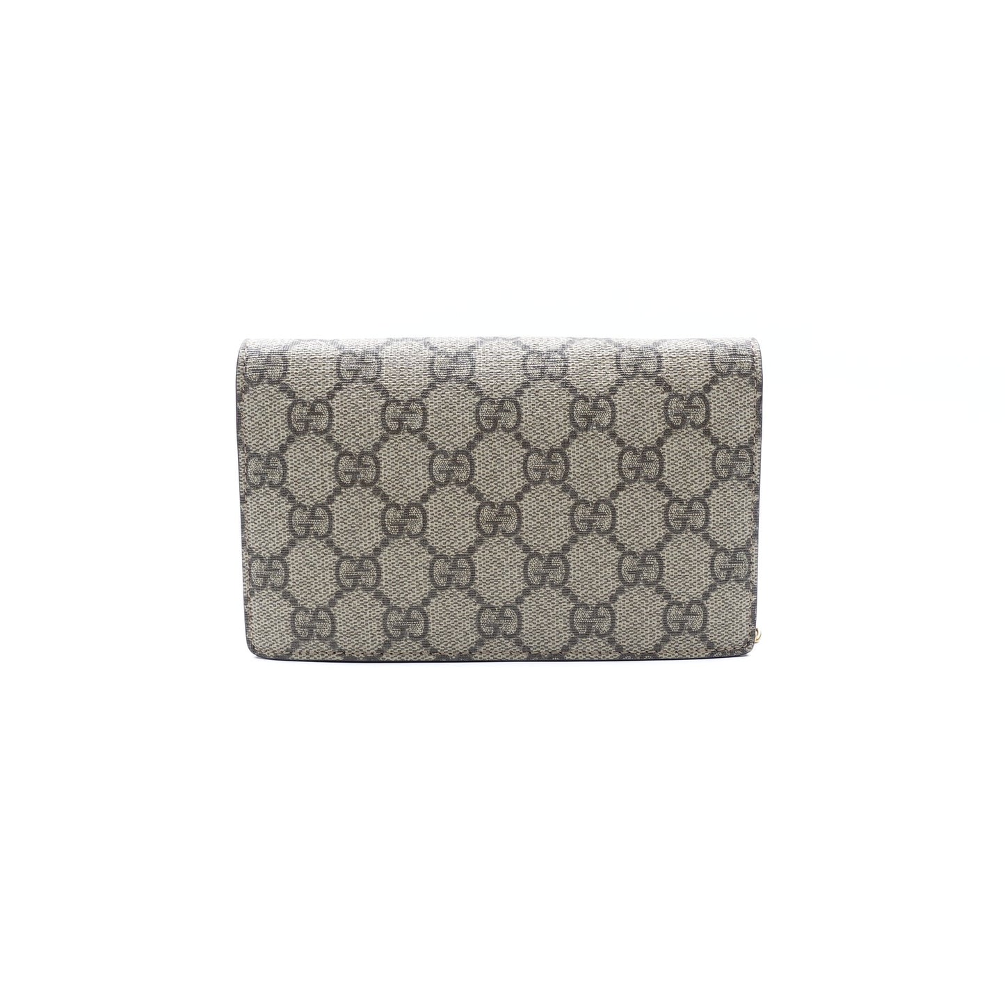 Pre-owned Gucci GG Cherry Brown Coated Canvas Shoulder Bag