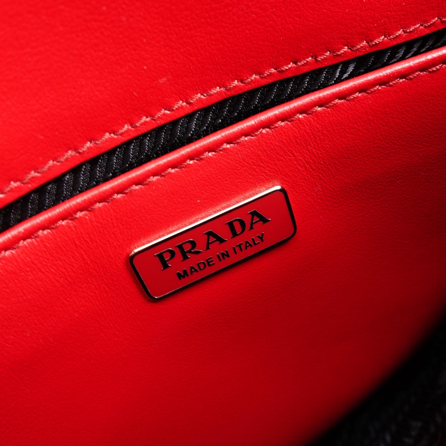 Pre-owned Prada Cleo Red Patent Shoulder Bag