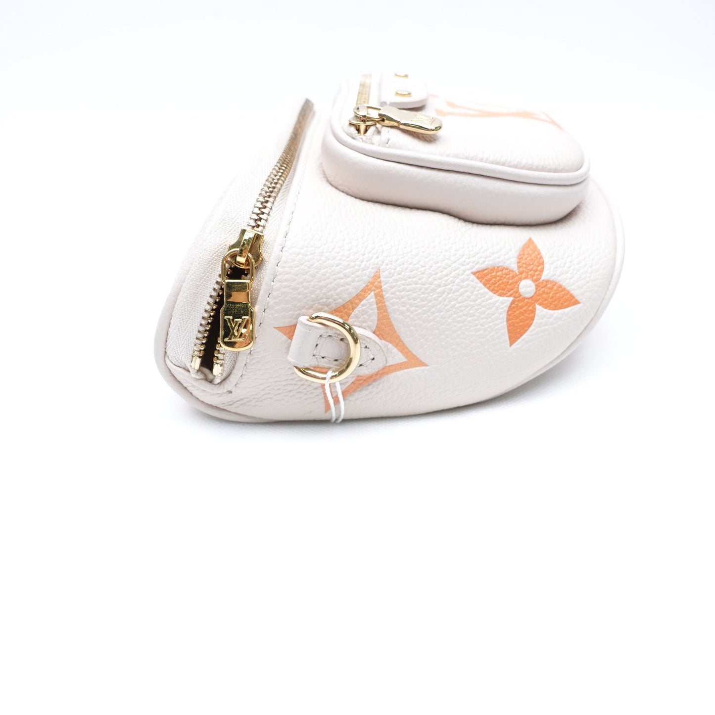 Pre-owned Louis Vuitton Beige & Monogram Calfskin Bumbag