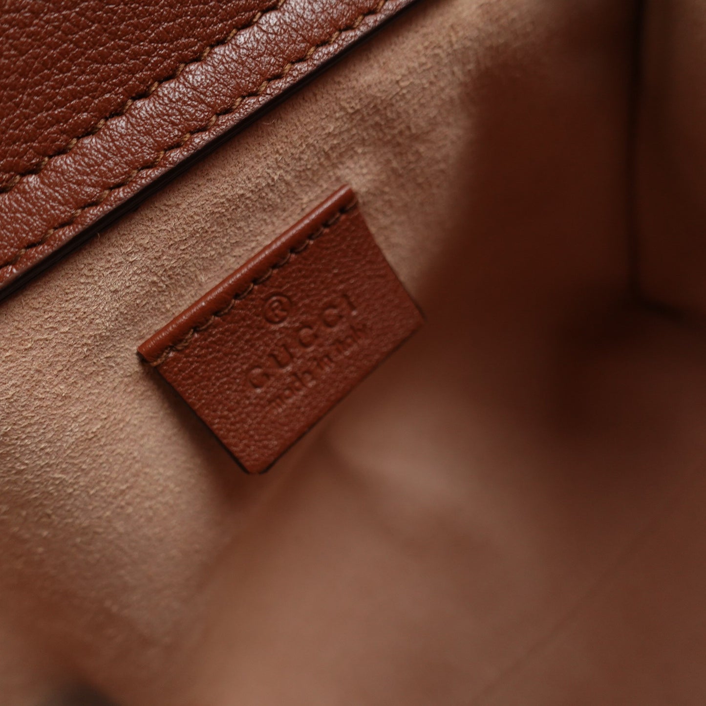 Pre-owned Gucci Diana Brown Calfskin Shoulder Bag