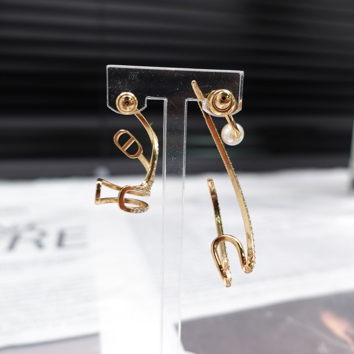 Pre-Owned Dior Gold-tone Metal Earrings