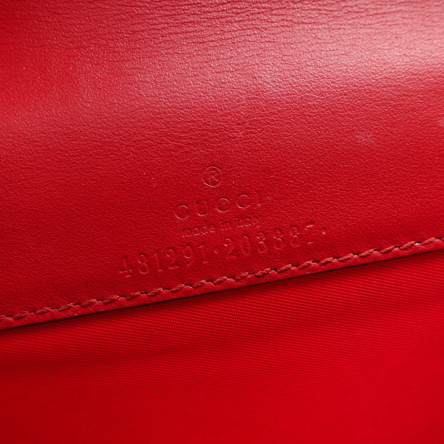 Pre-owned Gucci GG Cherry Brown Coated Canvas Shoulder Bag