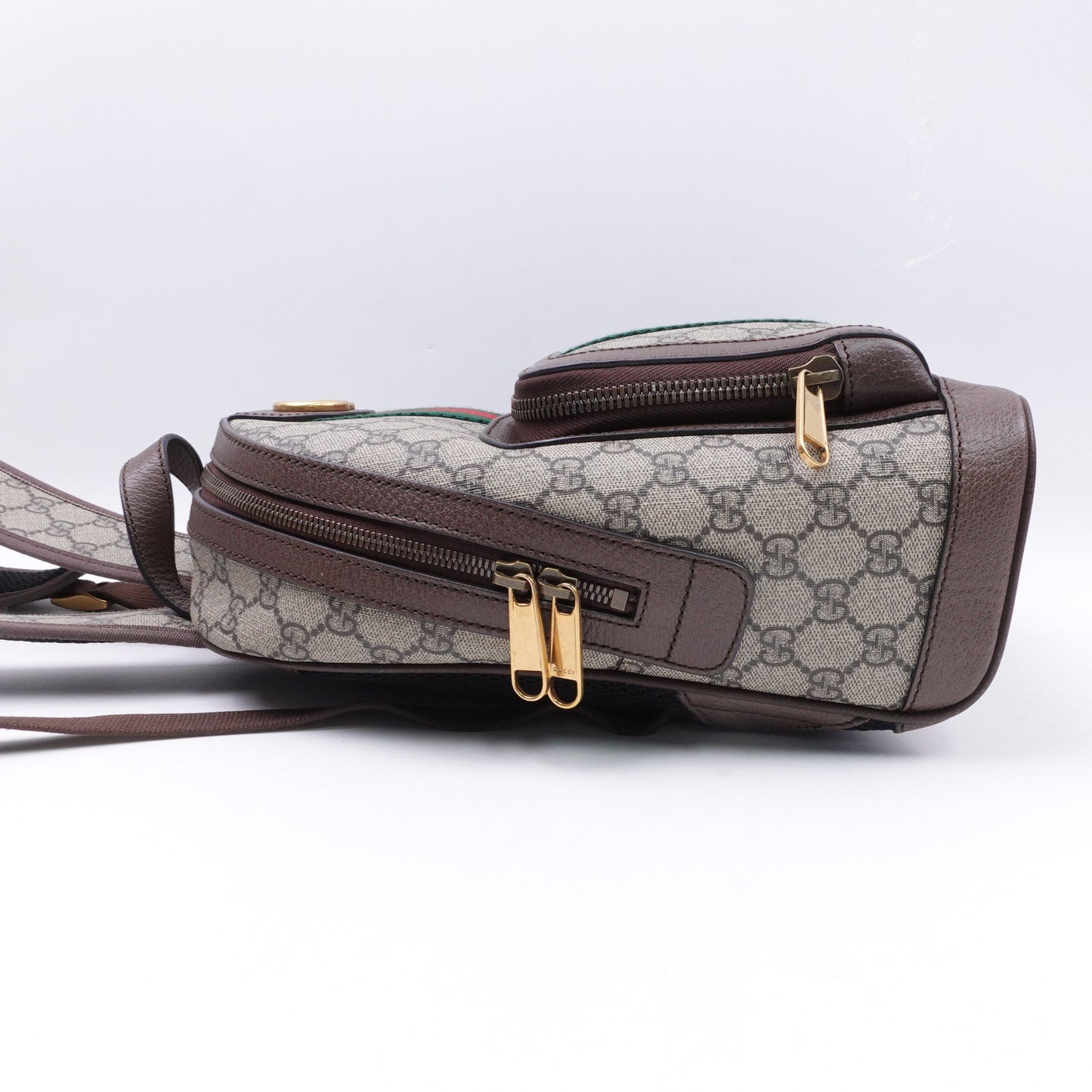 Pre-owned Gucci Ophidia GG Coated Canvas Small Backpack