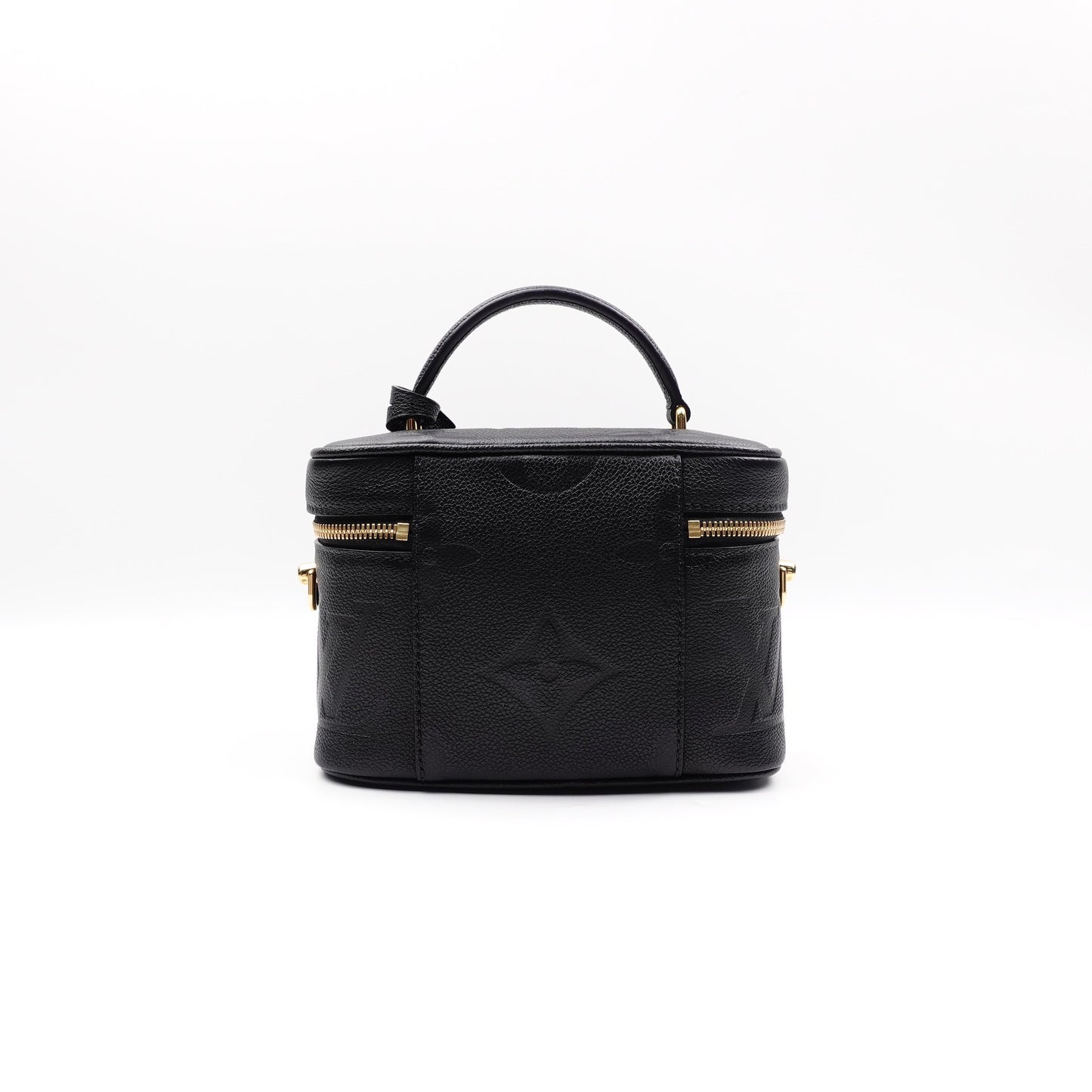 Pre-owned Louis Vuitton Vanity PM Black Calfskin Shoulder Bag