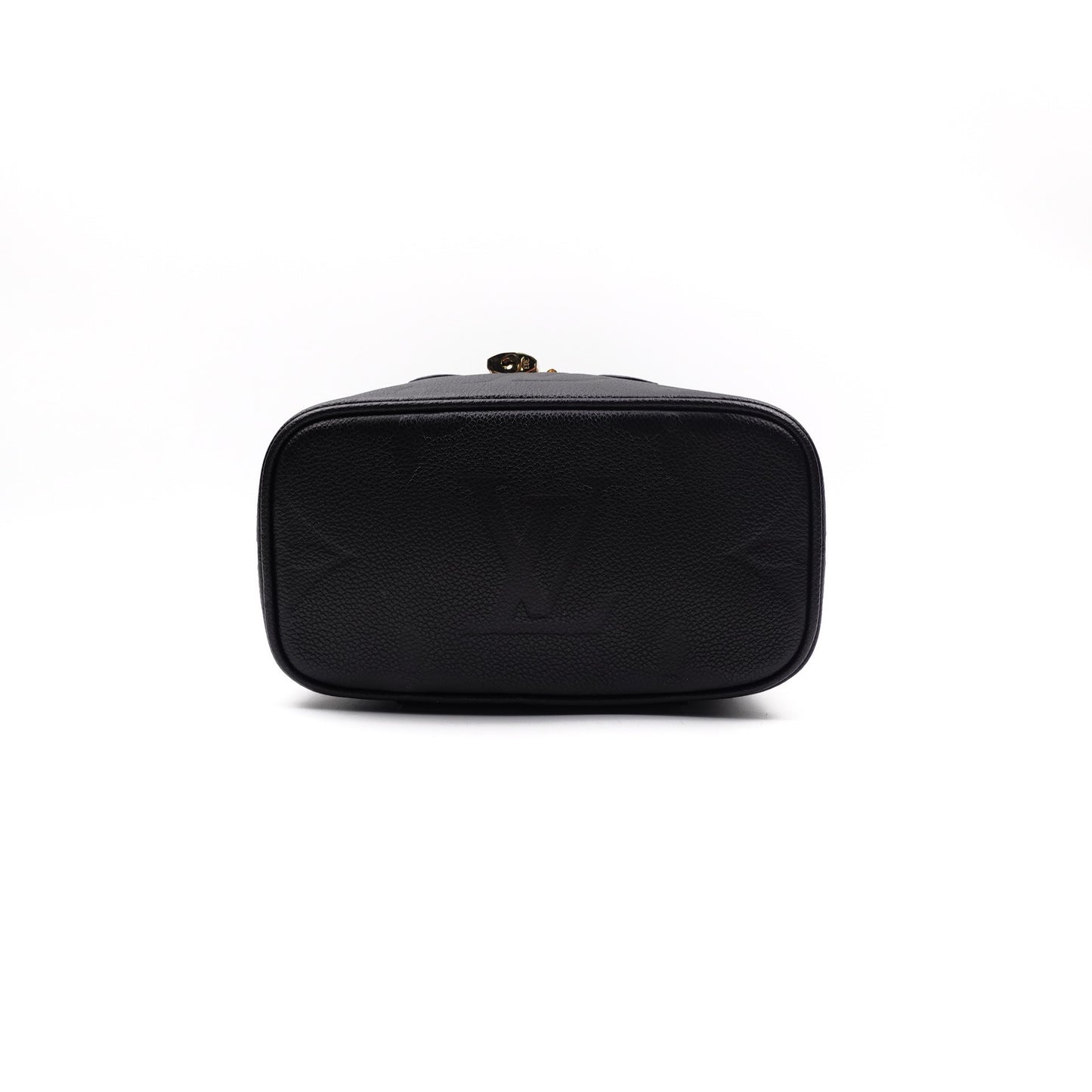Pre-owned Louis Vuitton Vanity PM Black Calfskin Shoulder Bag