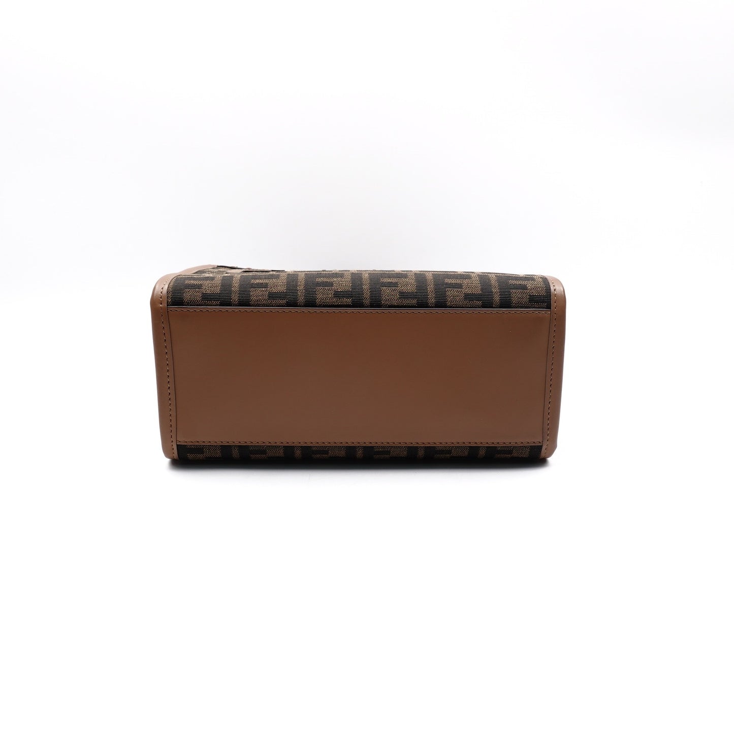 Pre-owned Fendi Sunshine Small Monogram Canvas Shoulder Bag