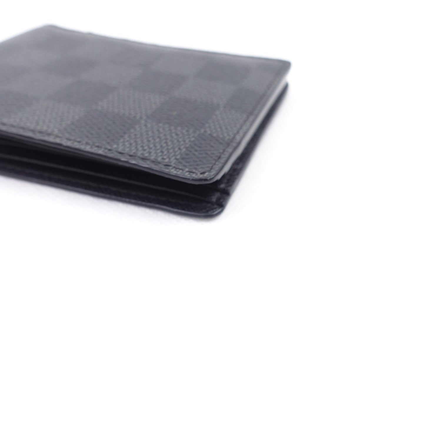 Pre-owned Louis Vuitton Damier Graphite Coated Canvas Wallet