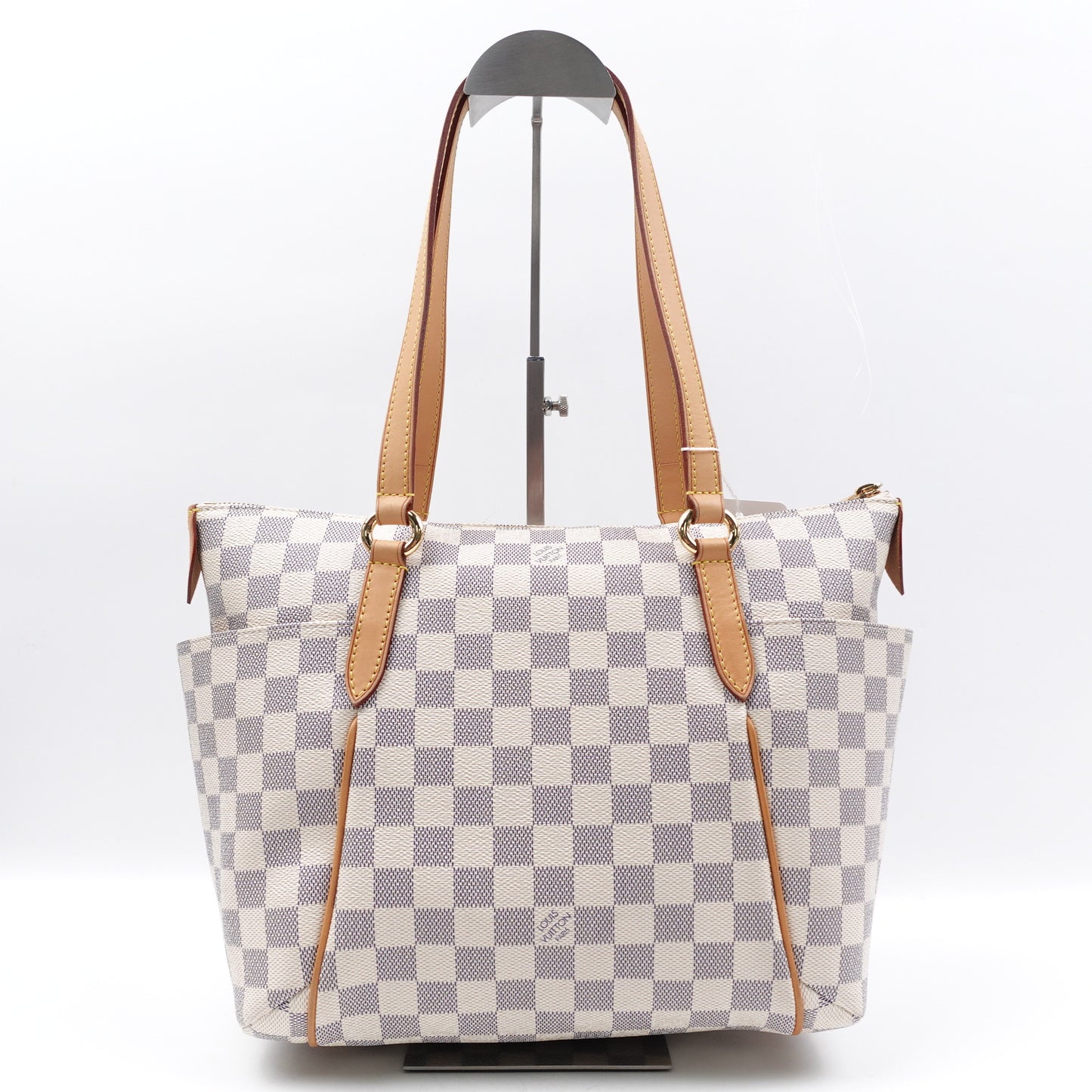 Pre-owned Louis Vuitton Totally PM Damier Azur Coated Canvas Tote