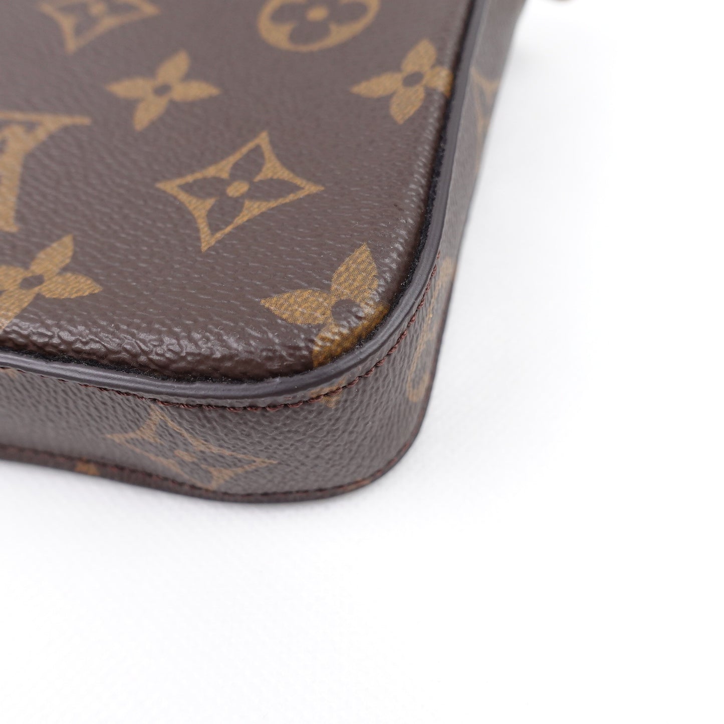 Pre-owned Louis Vuitton Felicie Monogram Coated Canvas Shoulder Bag