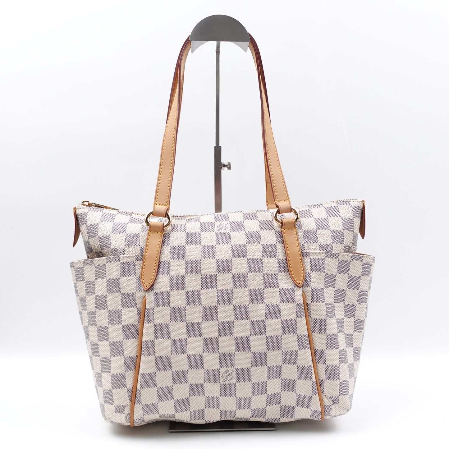 Pre-owned Louis Vuitton Totally PM Damier Azur Coated Canvas Tote
