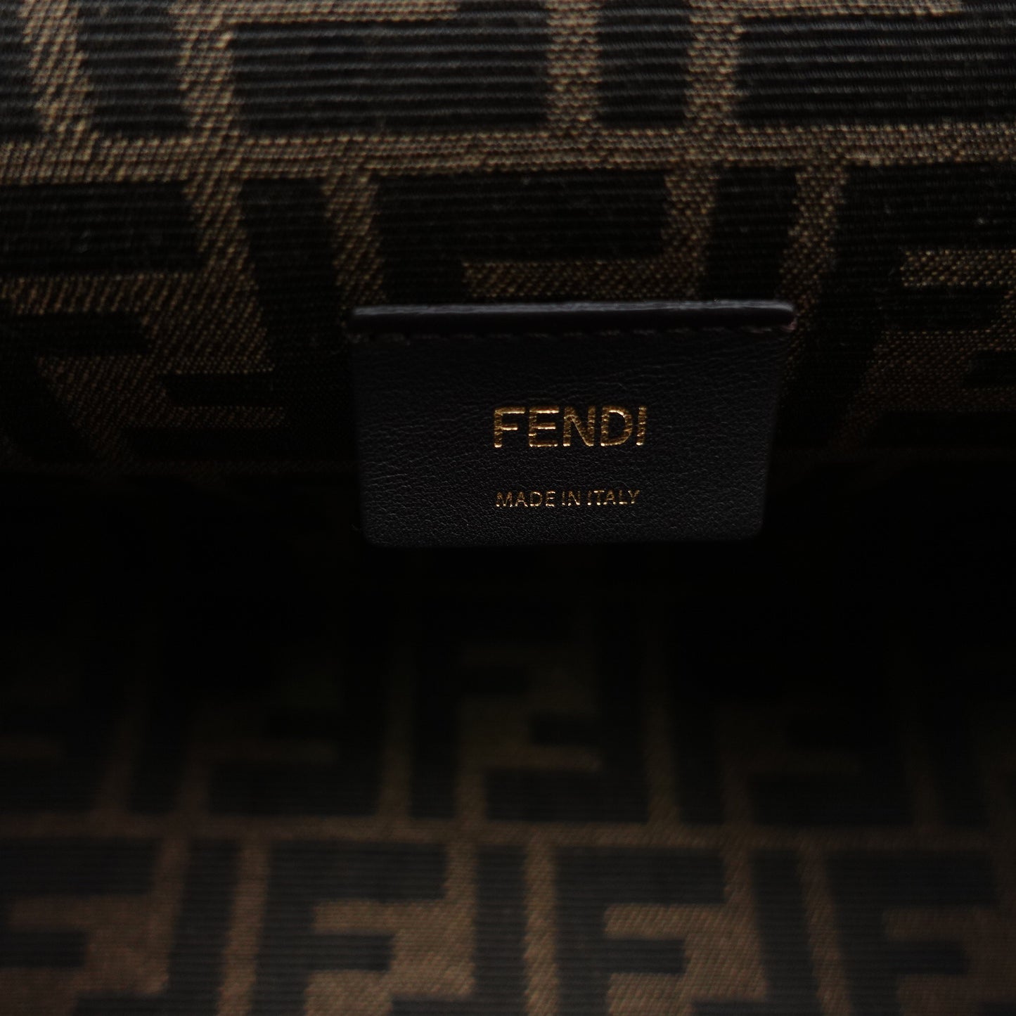 Pre-owned Fendi First Gray Fuzzy Shoulder Bag