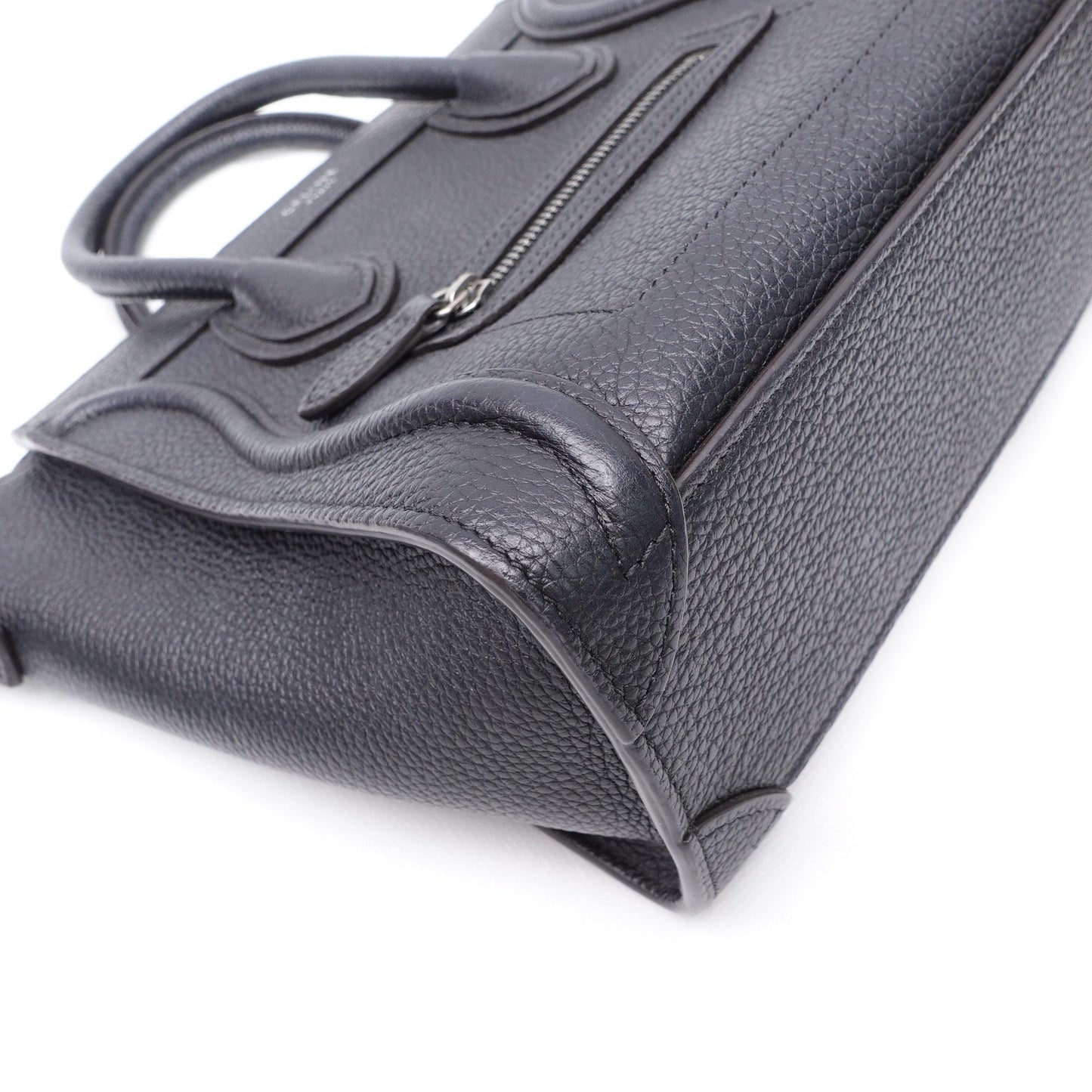 Celine Luggage Nano Black Calfskin Tote Bag