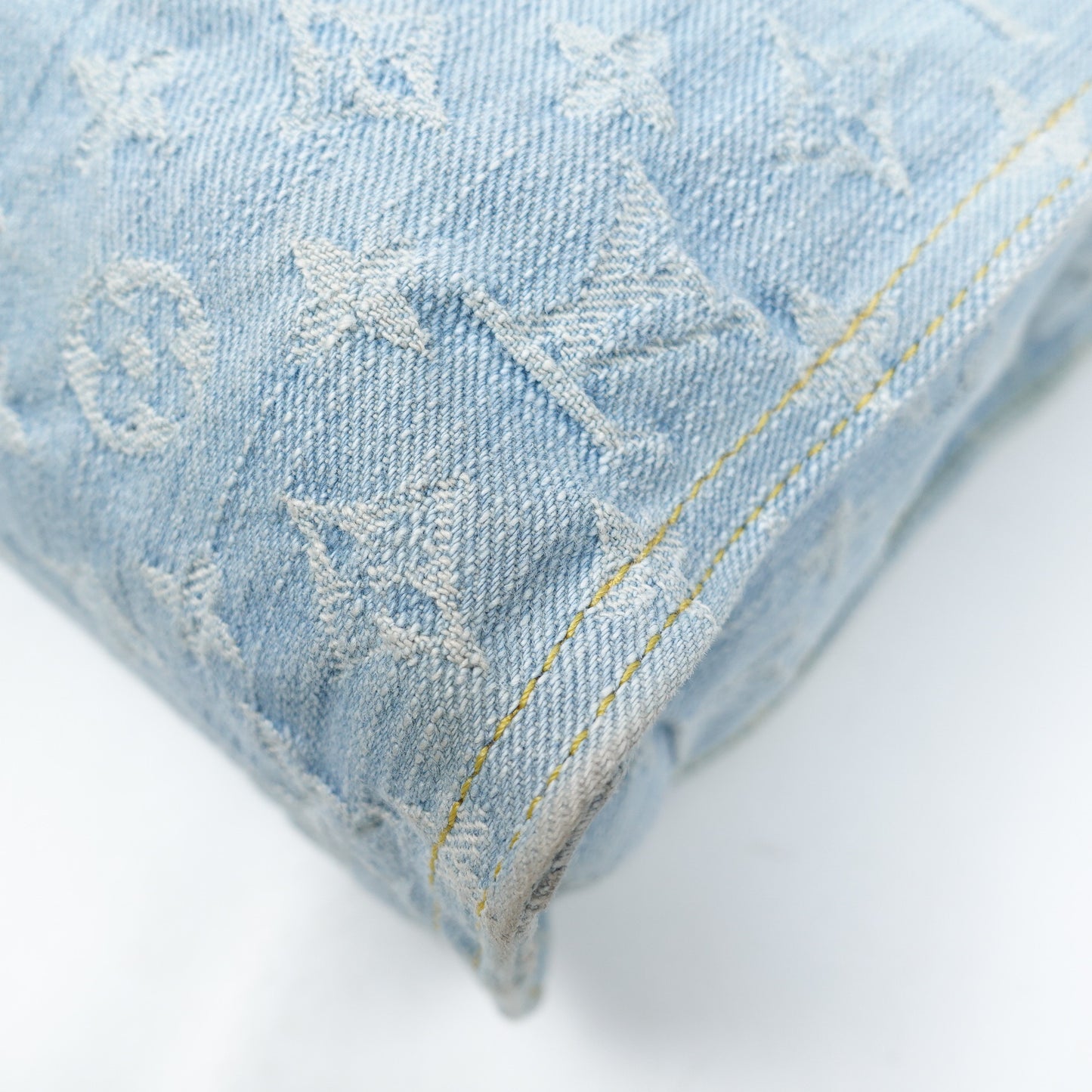 Pre-Owned Louis Vuitton Let Go PM Denim Blue Shoulder Bag