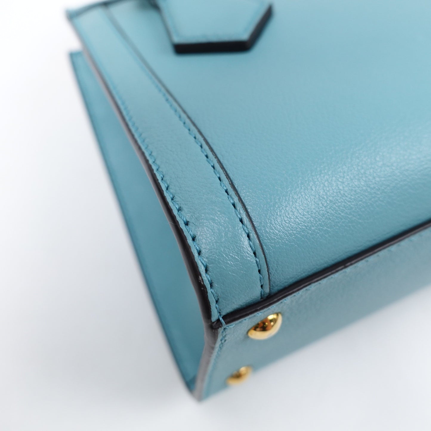 Pre-owned Gucci Diana Blue Calfskin Top Handle Bag