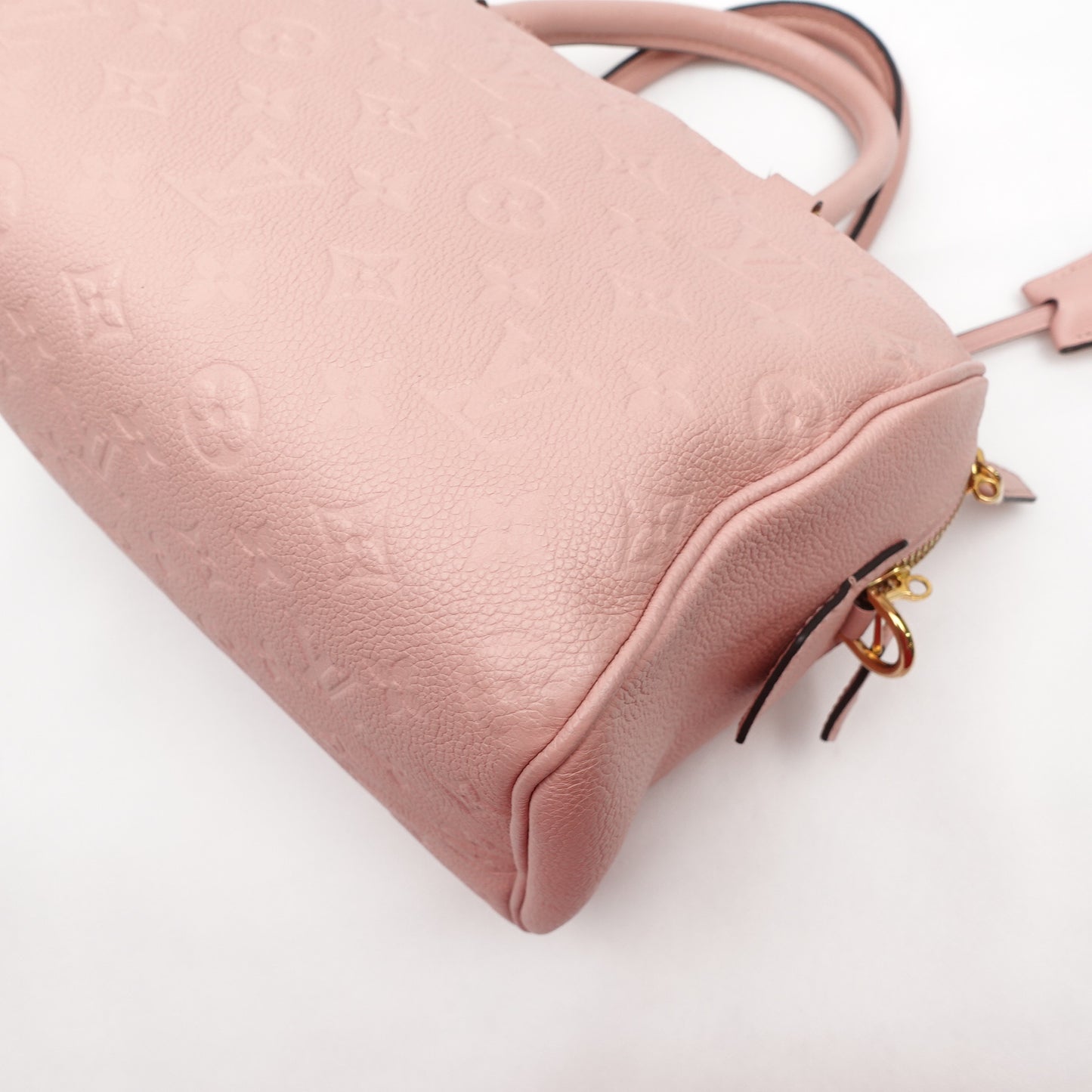 Pre-Owned Louis Vuitton Speedy 25 Pink Calfskin Shoulder Bag