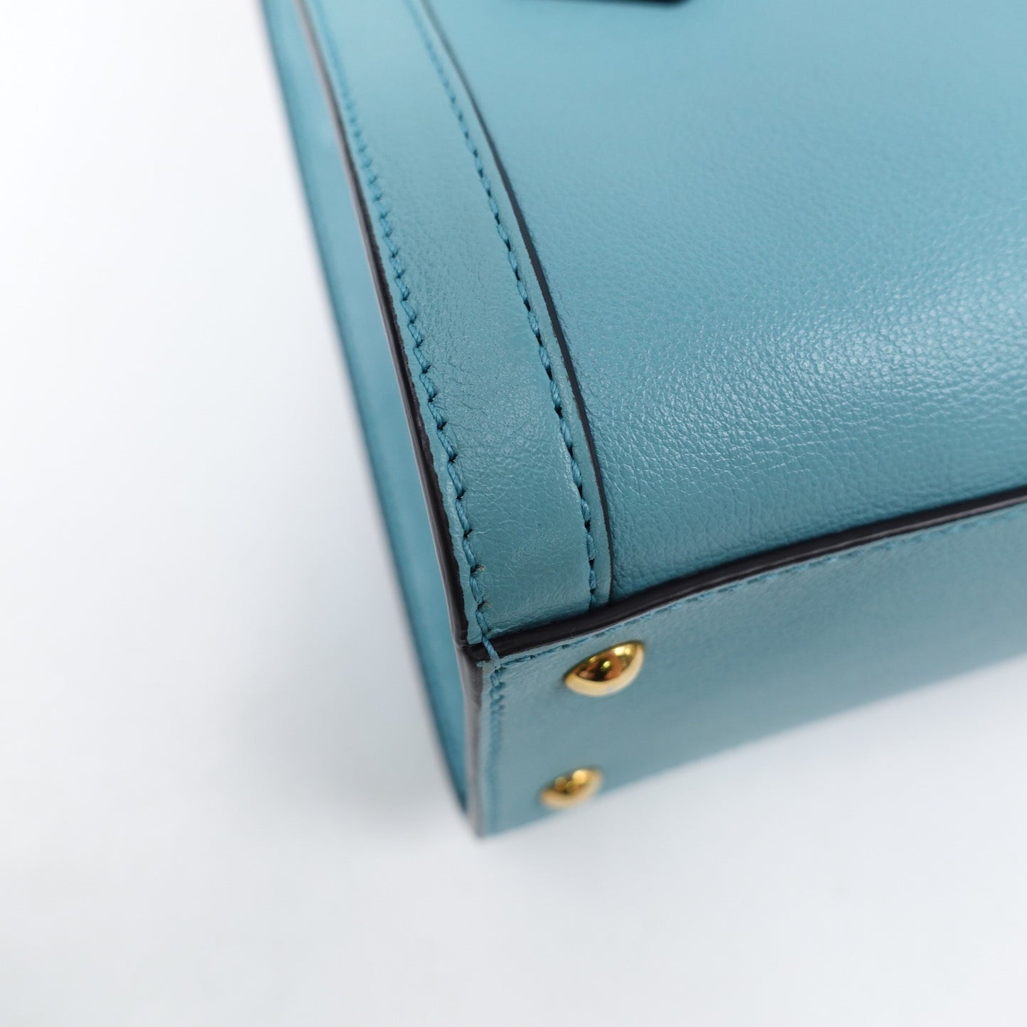 Pre-owned Gucci Diana Blue Calfskin Top Handle Bag