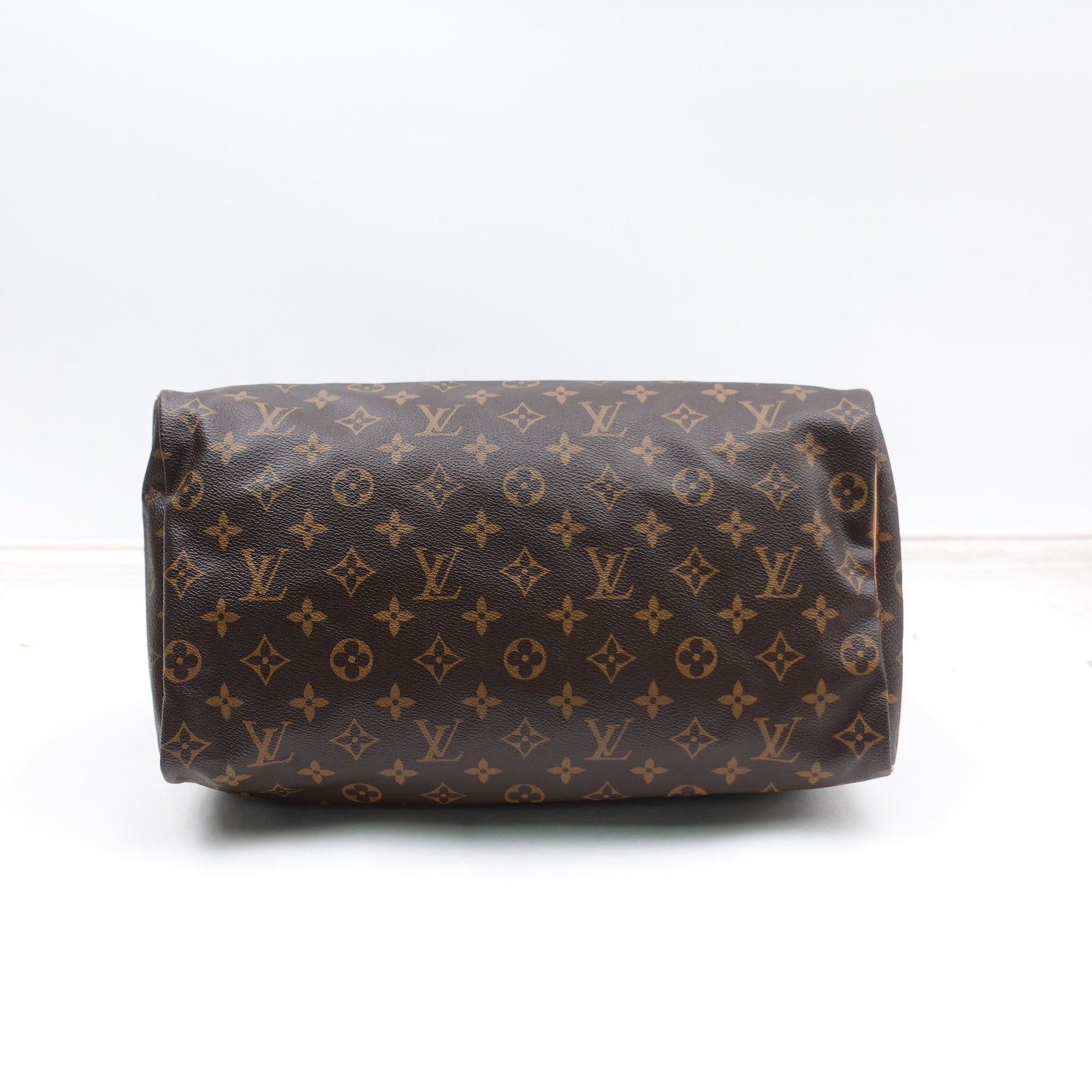 Pre-owned Louis Vuitton Speedy 35 Monogram Coated Canvas Top Handle Bag