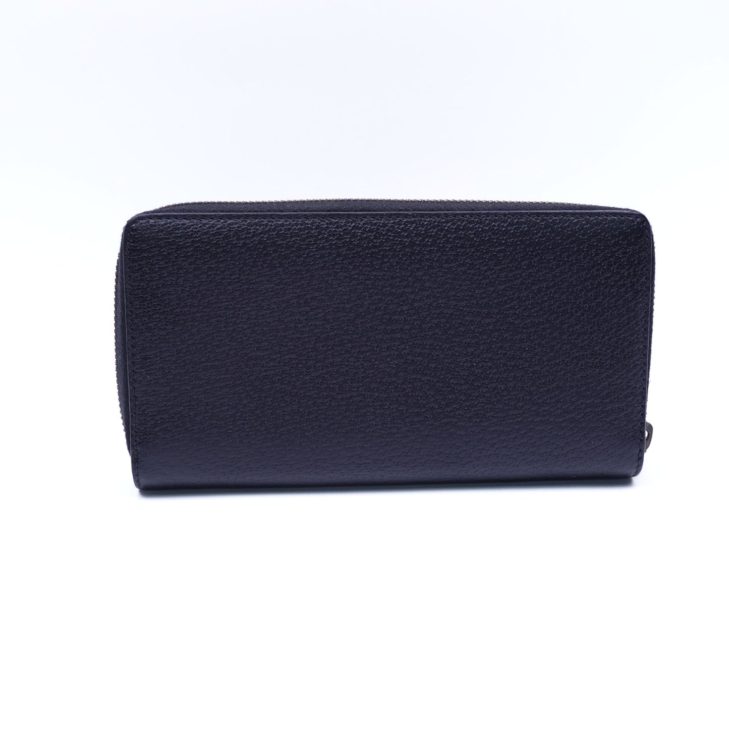 Pre-owned Gucci GG Black Calfskin Wallet