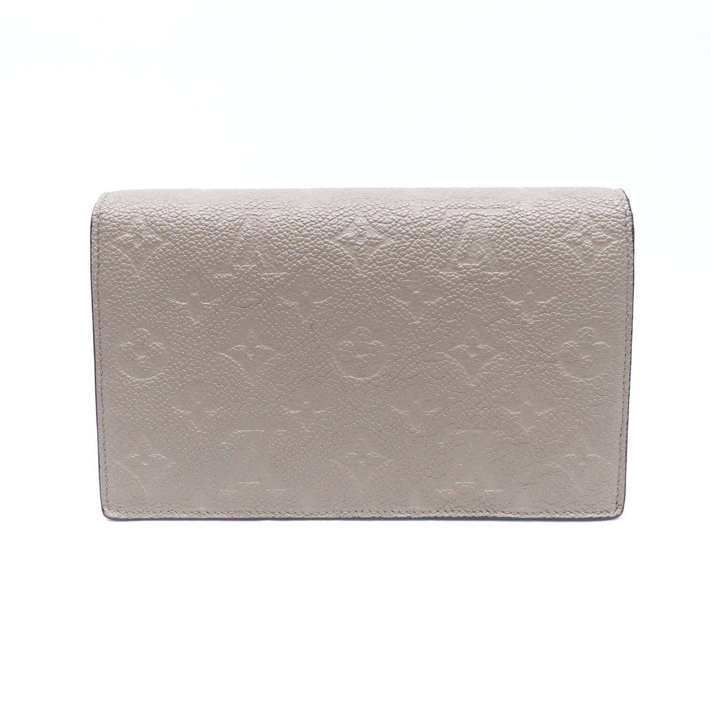 Pre-owned Louis Vuitton Vavin WOC Grey Calfskin Shoulder Bag