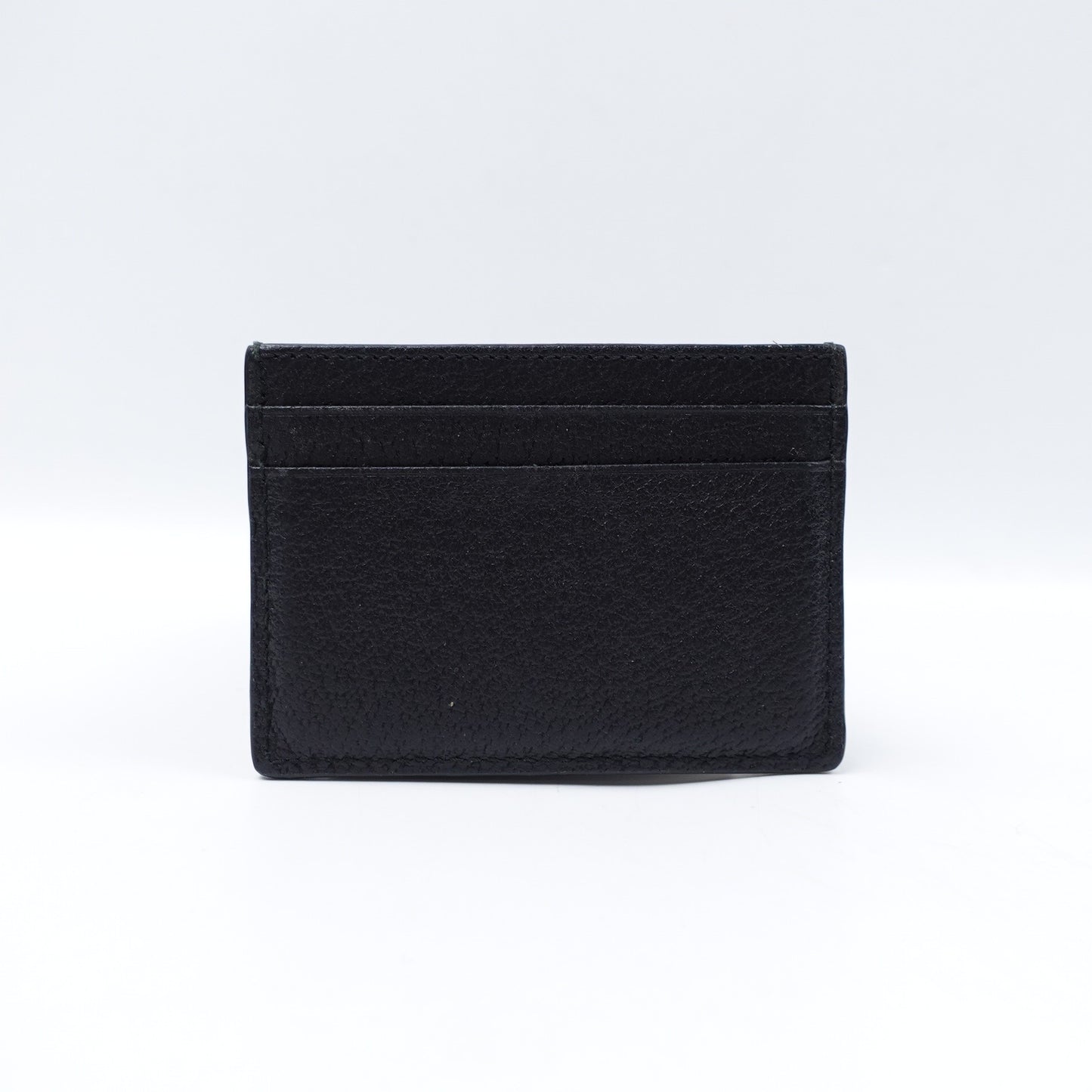 Pre-owned Gucci Black Calfskin Card Holder