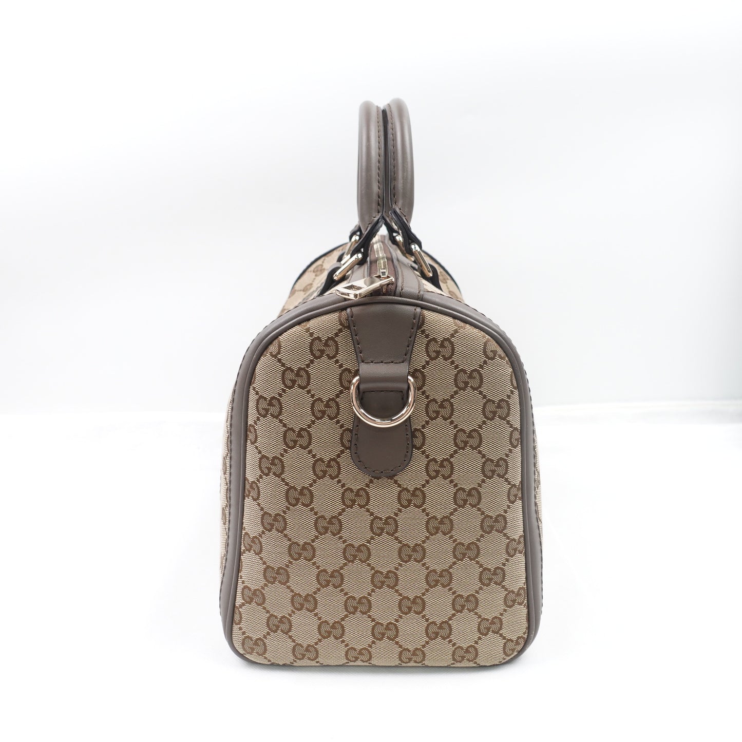 Pre-owned GUCCI Canvas Shoulder Bags Boston GG Shoulder Bag