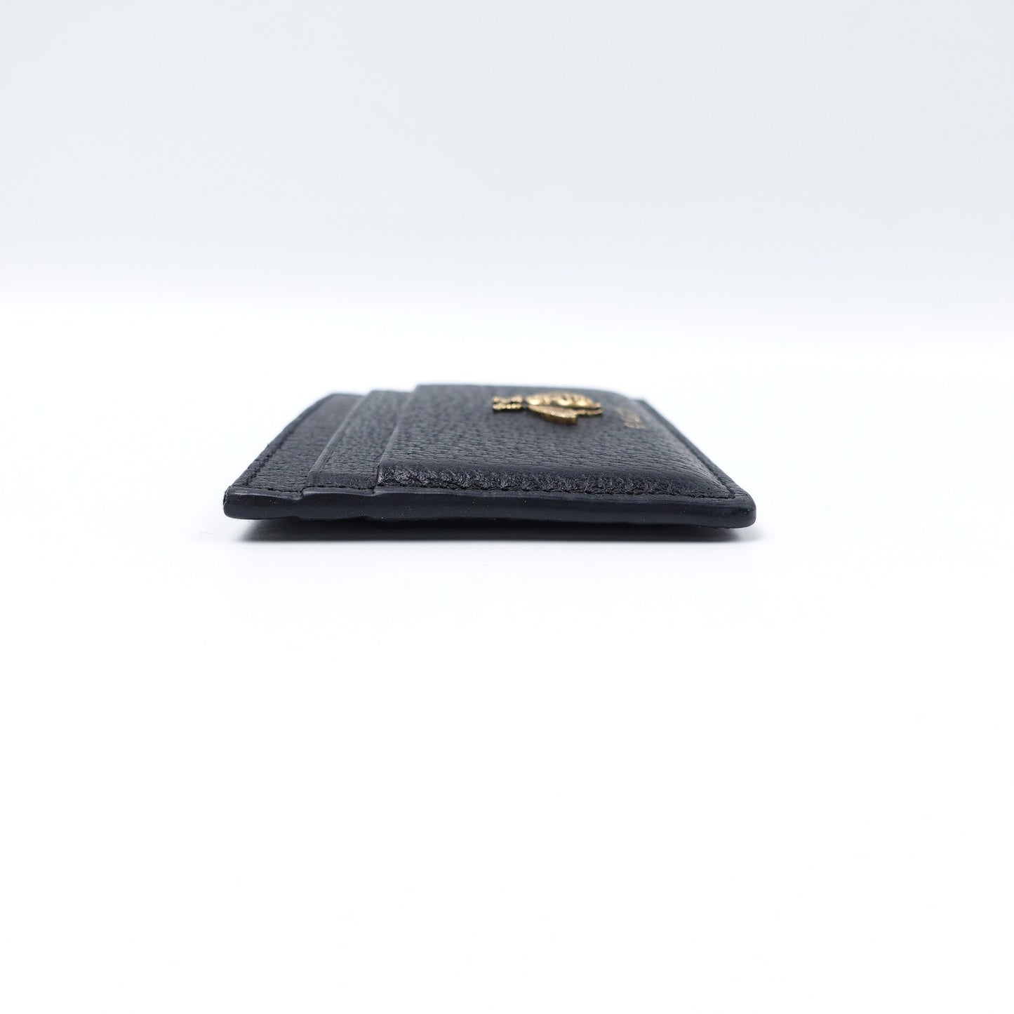 Pre-owned Gucci Black Calfskin Card Holder