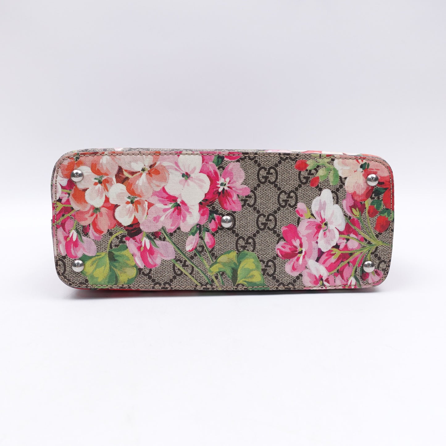 Pre-owned Gucci Bloom Pink Coated Canvas Shoulder Bag