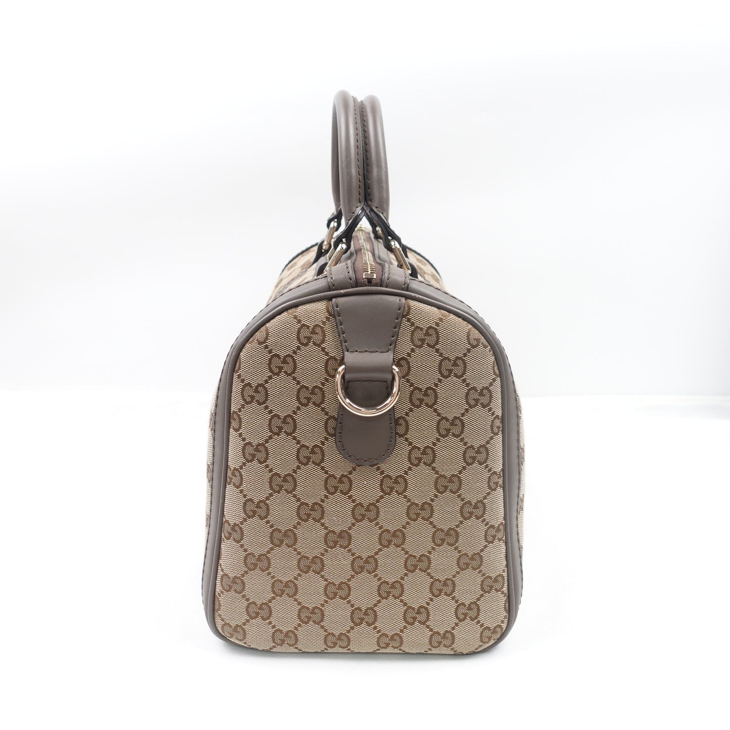 Pre-owned GUCCI Canvas Shoulder Bags Boston GG Shoulder Bag