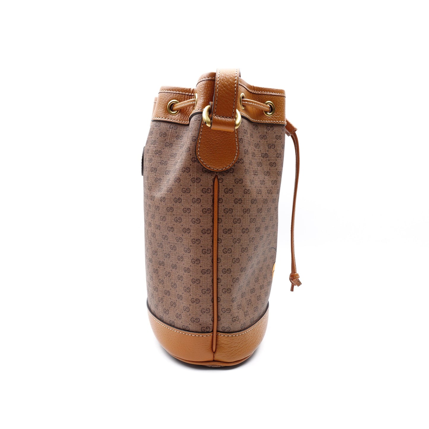 Pre-owned Gucci Disney Yellow Coated Canvas Shoulder Bag