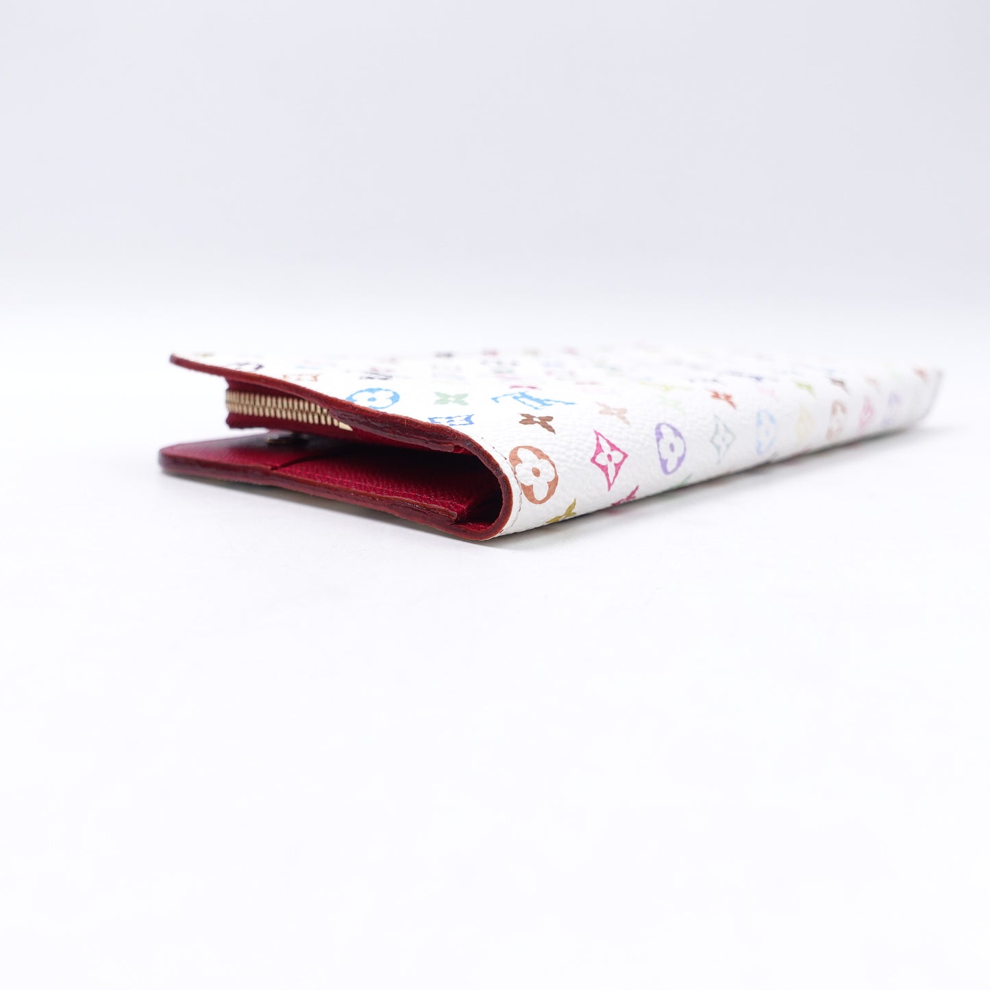 Pre-owned Louis Vuitton Insolite Multi White Canvas Wallet