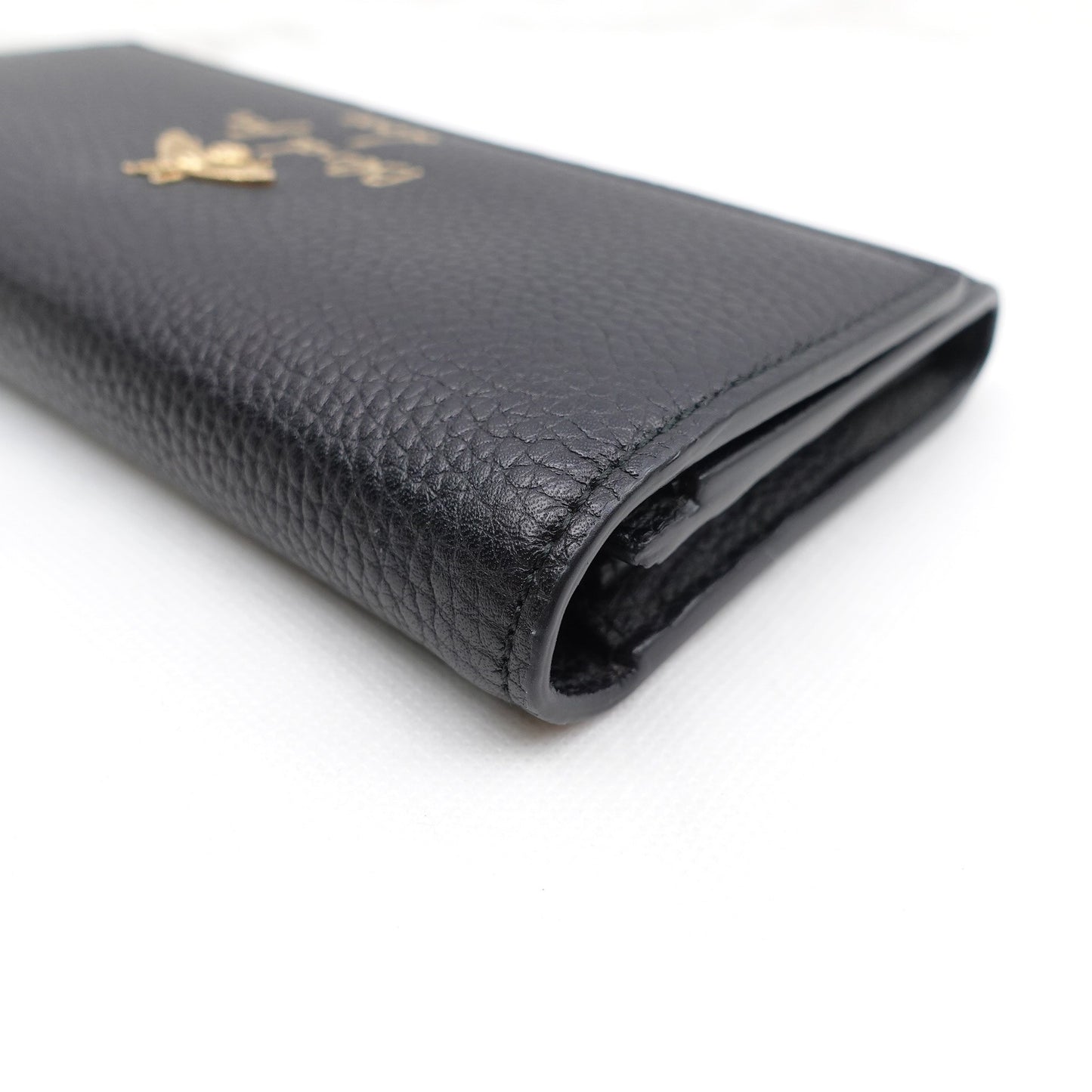 Pre-owned Gucci Black Calfskin Wallet